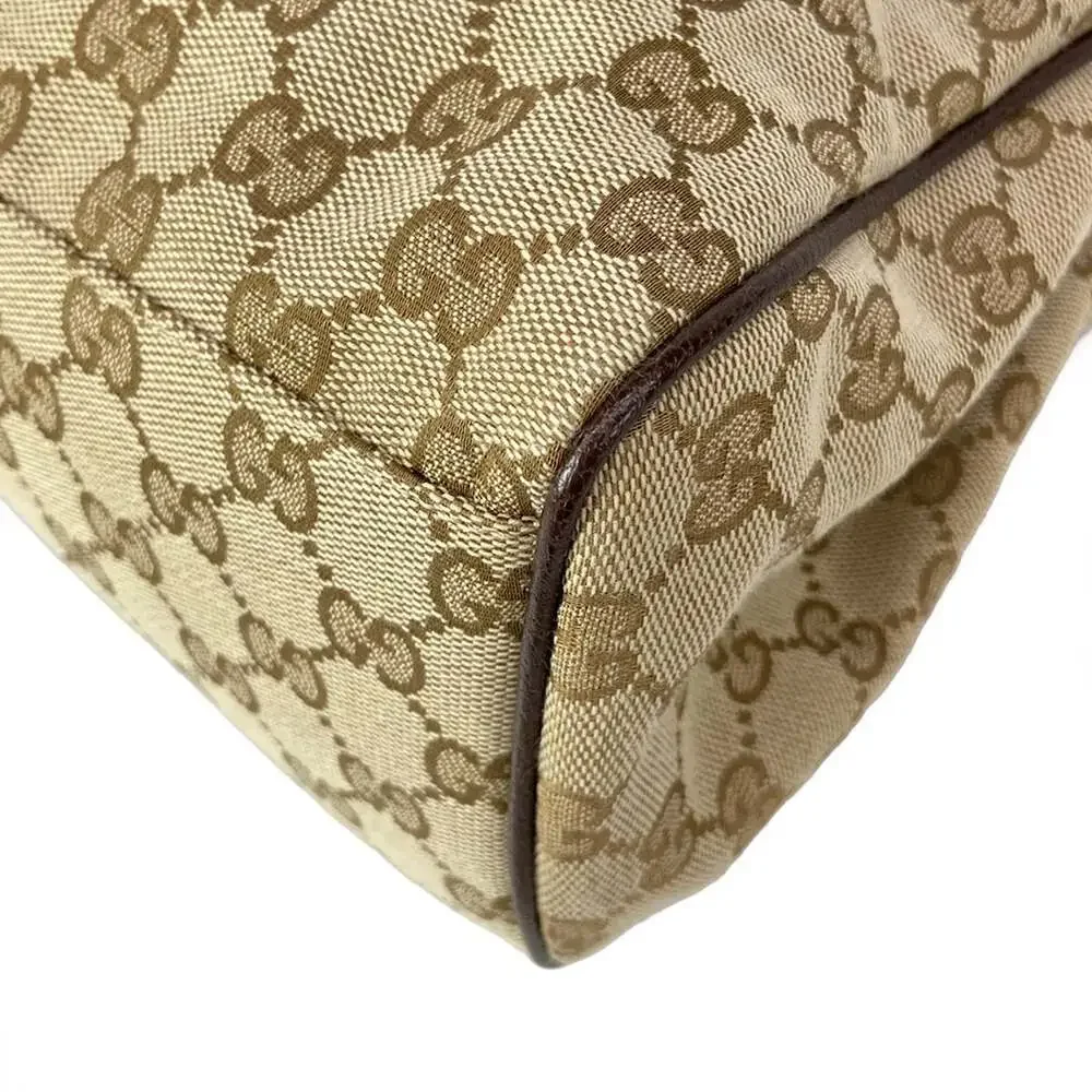 Gucci Paparazzo Medium Top-Handle Bag Handbag 875018 Beige Dark Green Multi